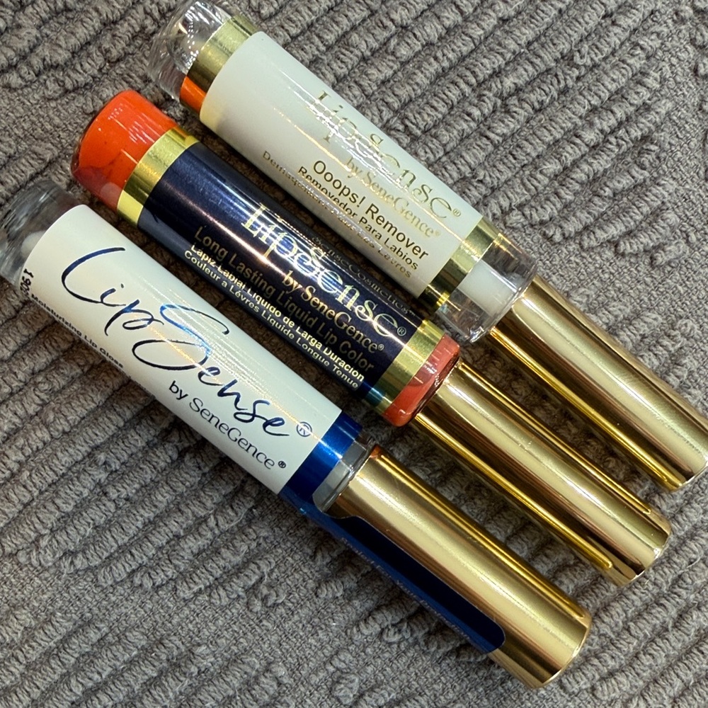 SeneGence LipSense Trio — Roseberry, Gloss Topper and Remover